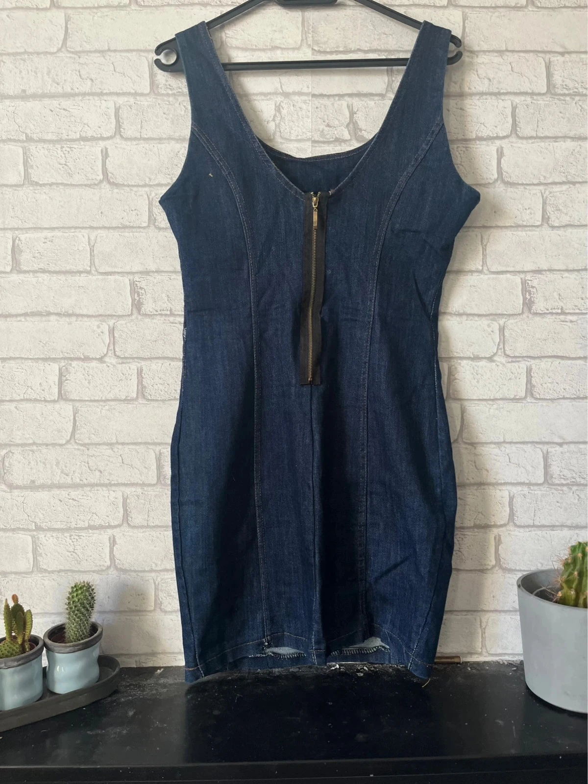 Women's denim dress – Size 40 – Good condition – photo 3